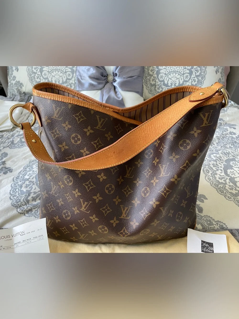Authentic Louis Vuitton Monogram Delightful MM Bag - Picture 3 of 16